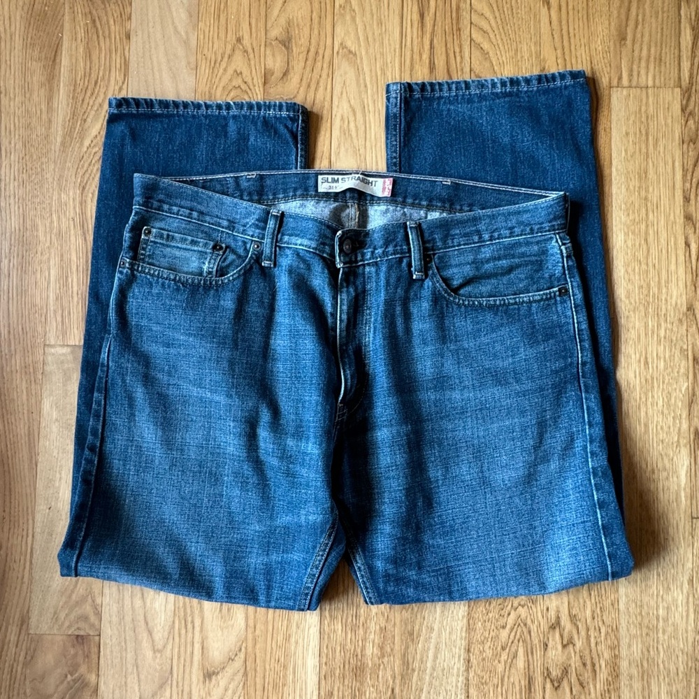 Levi's 514 Slim Straight Denim Jeans - Men's Size W38 L30
